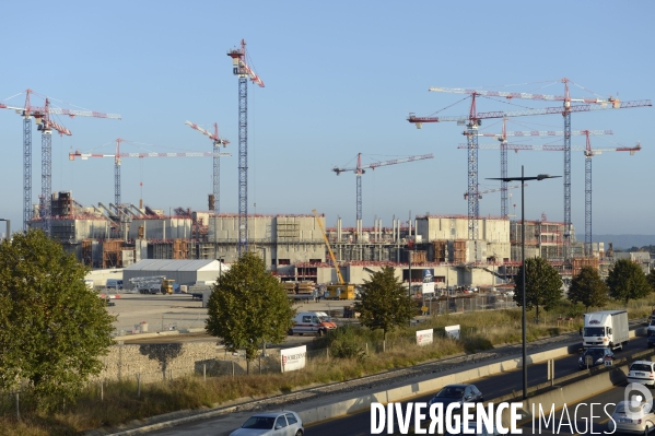 Chantier du stade OL Land, Décines