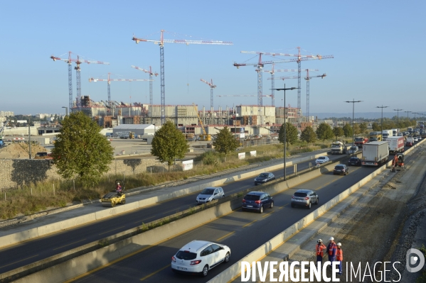 Chantier du stade OL Land, Décines