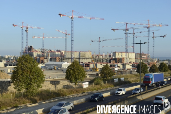 Chantier du stade OL Land, Décines