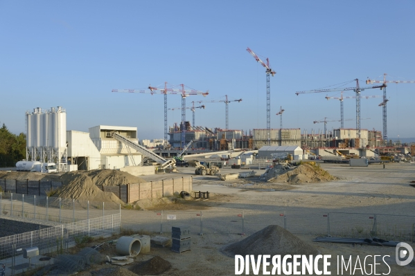 Chantier du stade OL Land, Décines