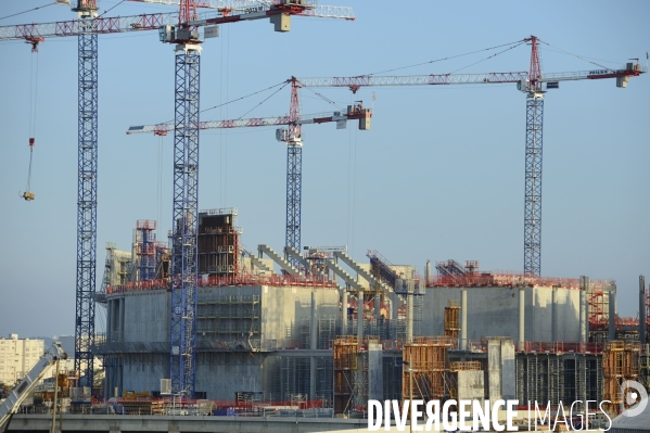 Chantier du stade OL Land, Décines