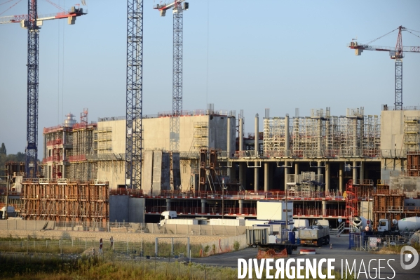 Chantier du stade OL Land, Décines