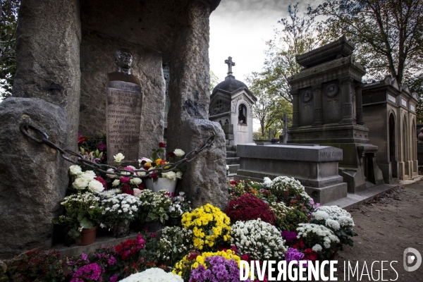 Le cimetière du Père-Lachaise à Paris