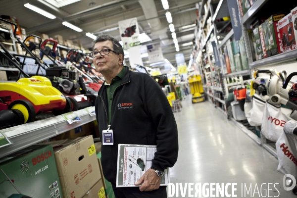 Jean Lesage, retraité au travail