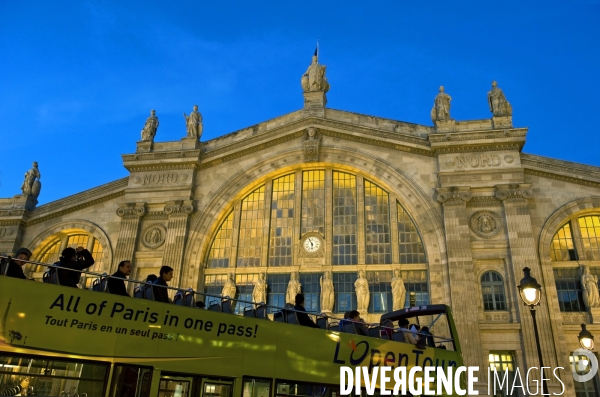 Illustration Octobre 2014. La gare du Nord.