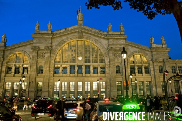 Illustration Octobre 2014. La gare du Nord.