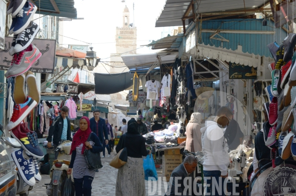 La Médina de Sfax : rue, commerces, souk