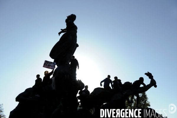 Manifestation de lycéens contre la mort de Rémi FRAISSE