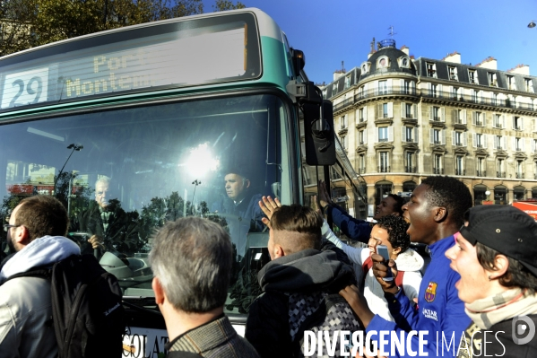 Manifestation de lycéens contre la mort de Rémi FRAISSE