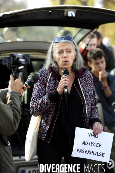 Manifestation de lycéens contre la mort de Rémi FRAISSE