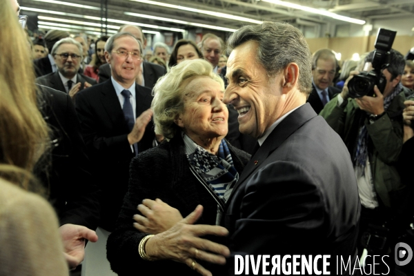 Nicolas SARKOZY, meeting Porte de Versailles