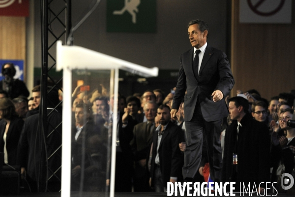 Nicolas SARKOZY, meeting Porte de Versailles
