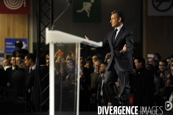 Nicolas SARKOZY, meeting Porte de Versailles