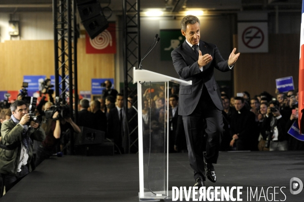 Nicolas SARKOZY, meeting Porte de Versailles