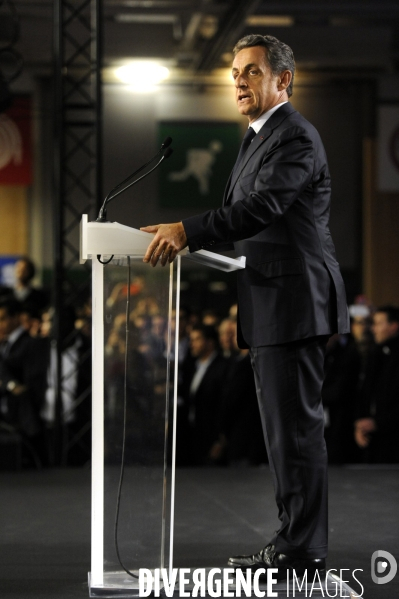 Nicolas SARKOZY, meeting Porte de Versailles