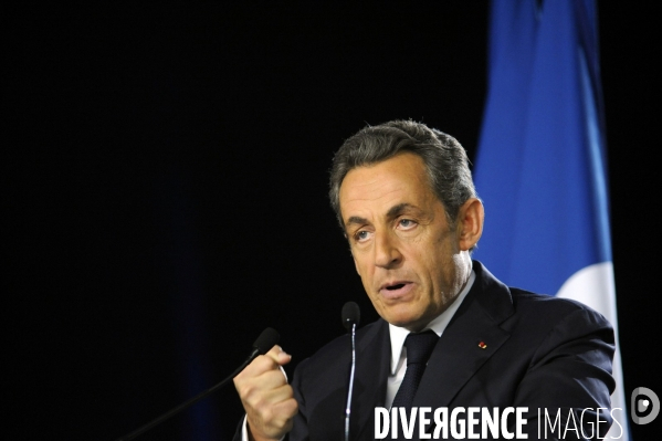 Nicolas SARKOZY, meeting Porte de Versailles