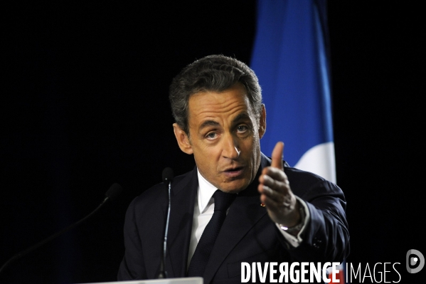 Nicolas SARKOZY, meeting Porte de Versailles