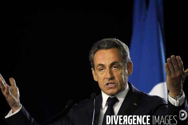 Nicolas SARKOZY, meeting Porte de Versailles