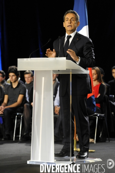 Nicolas SARKOZY, meeting Porte de Versailles
