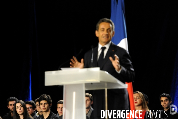 Nicolas SARKOZY, meeting Porte de Versailles