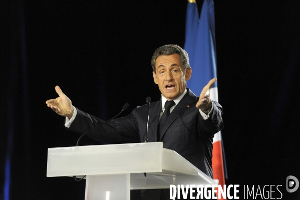 Nicolas SARKOZY, meeting Porte de Versailles