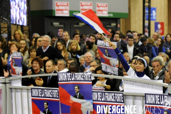 Nicolas SARKOZY, meeting Porte de Versailles