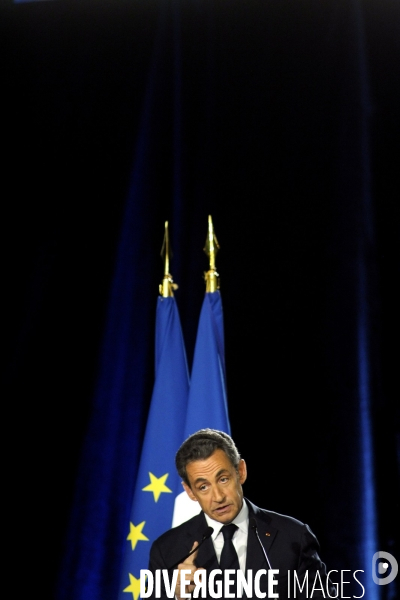 Nicolas SARKOZY, meeting Porte de Versailles