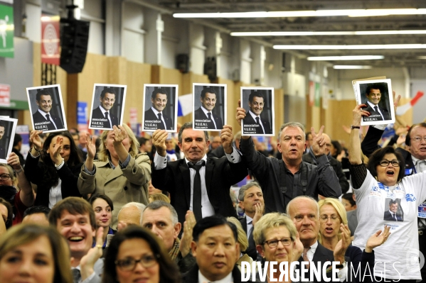 Nicolas SARKOZY, meeting Porte de Versailles