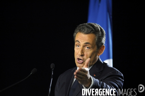 Nicolas SARKOZY, meeting Porte de Versailles