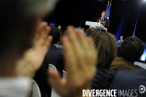 Nicolas SARKOZY, meeting Porte de Versailles