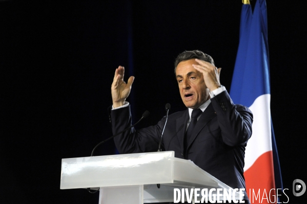 Nicolas SARKOZY, meeting Porte de Versailles