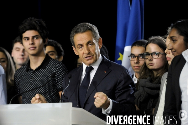 Nicolas SARKOZY, meeting Porte de Versailles