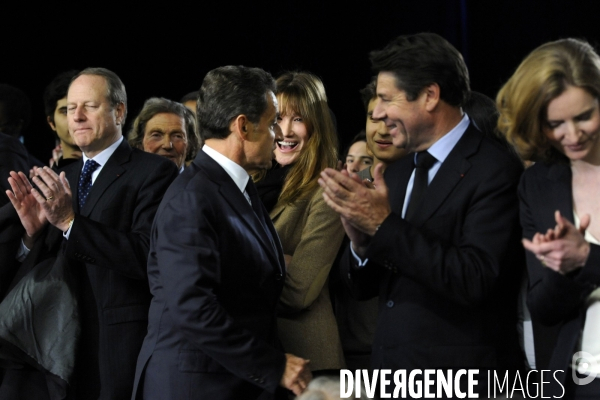 Nicolas SARKOZY, meeting Porte de Versailles