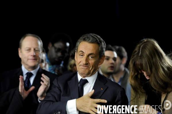 Nicolas SARKOZY, meeting Porte de Versailles