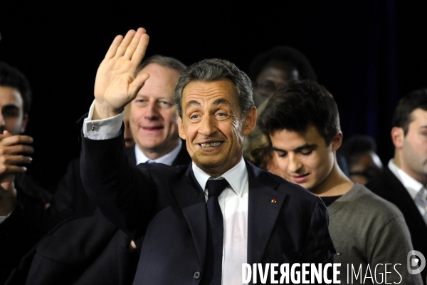 Nicolas SARKOZY, meeting Porte de Versailles