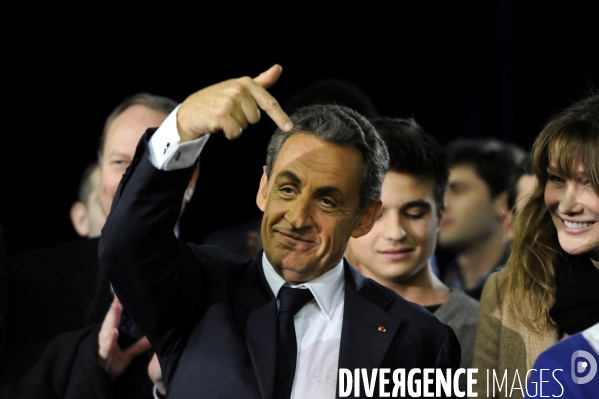 Nicolas SARKOZY, meeting Porte de Versailles