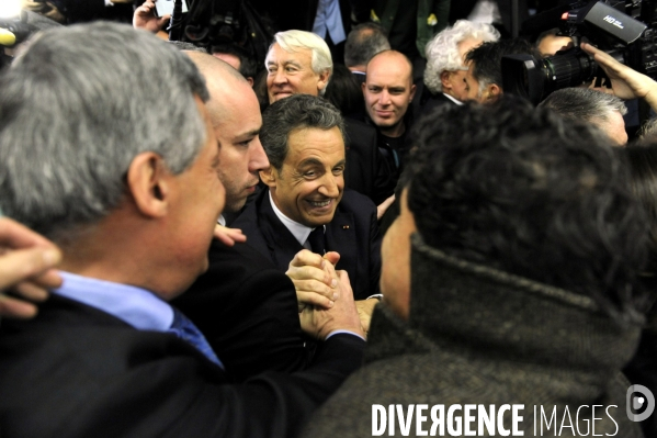 Nicolas SARKOZY, meeting Porte de Versailles