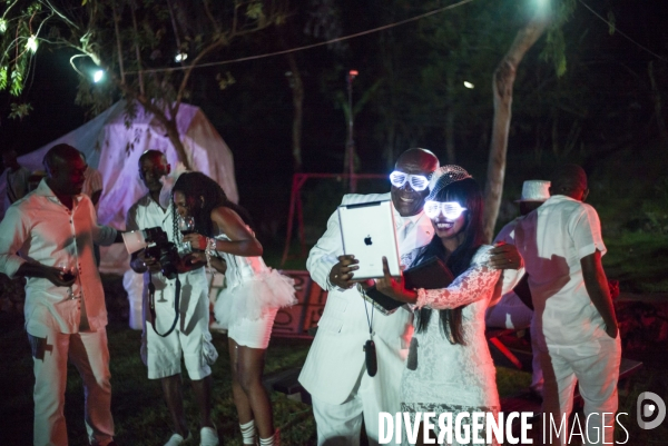 Diner en blanc en haiti.