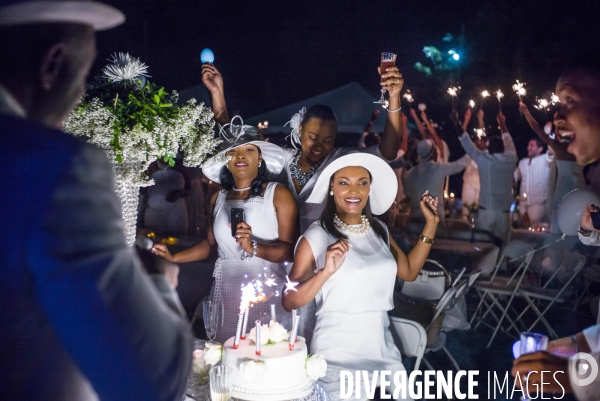 Diner en blanc en haiti.