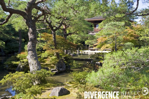 Kyoto.Le jardin zen du pavillon d argent