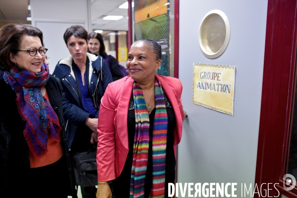 Christiane Taubira avec Michèle Barzach
