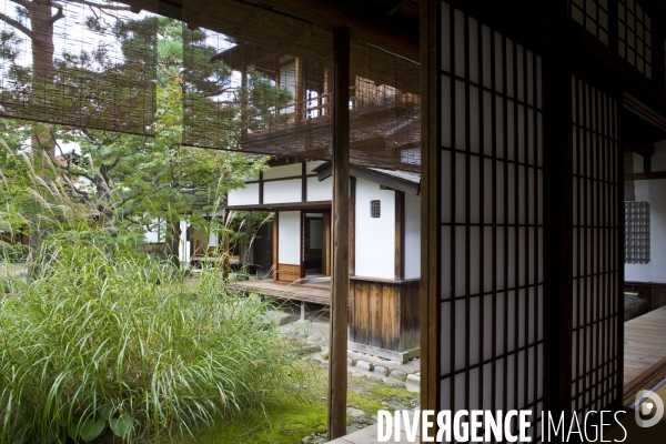 Takayama.L interieur de l ancienne residence du seigneur Kanamori, puis elle devint le siege du gouvenement de Hida province japonaise durant la periode Edo.