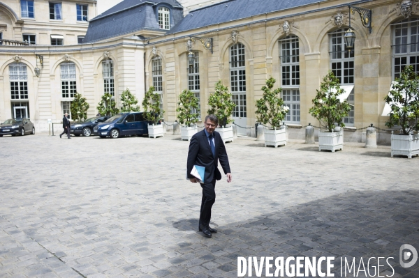Paris : Seminaire du gouvernement sur le budget pluriannuel.