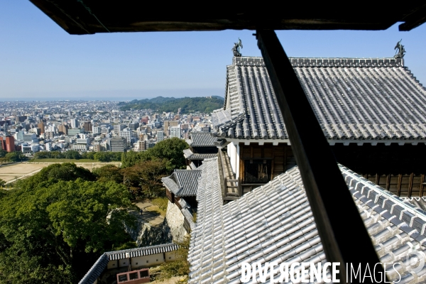 Japon. Matsuyama. Le chateau de Matsuyama