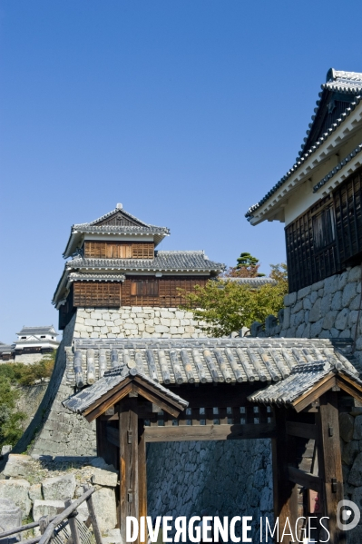 Japon. Matsuyama. Le chateau de Matsuyama