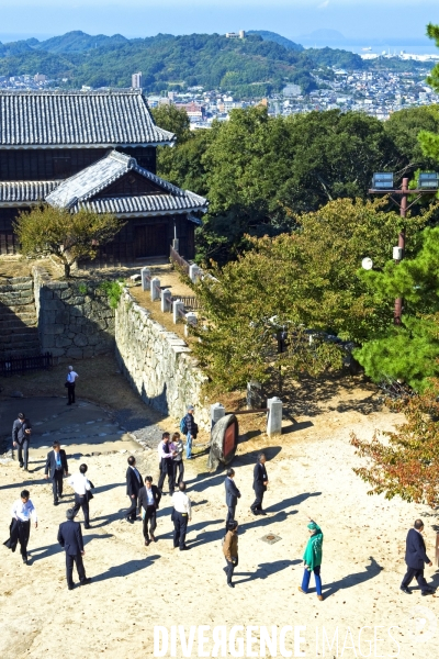 Japon. Matsuyama. Le chateau de Matsuyama