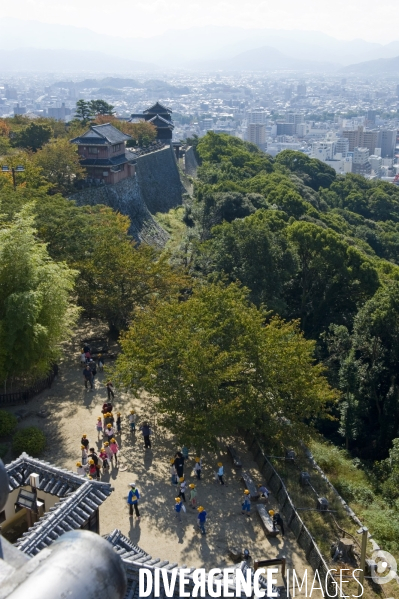 Japon. Matsuyama. Le chateau de Matsuyama