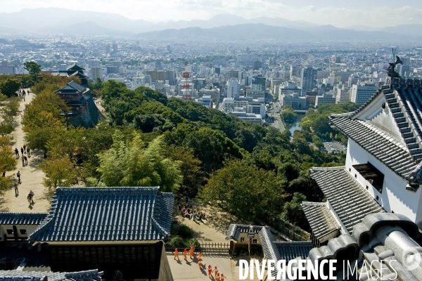 Japon. Matsuyama. Le chateau de Matsuyama