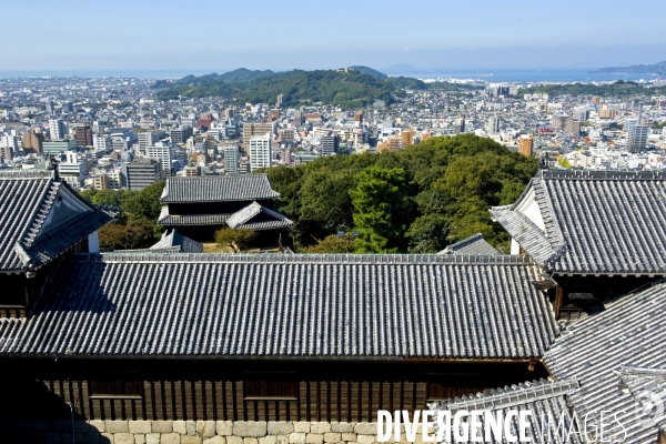 Japon. Matsuyama. Le chateau de Matsuyama