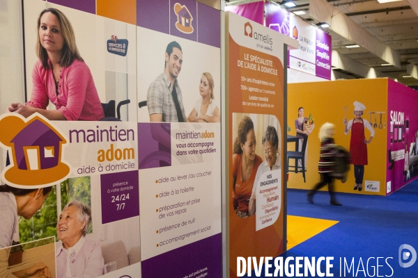 Silver economy expo, le salon des services à la personne, porte de Versailles à Paris